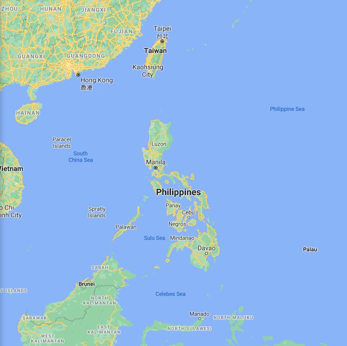 Philippines Border Map